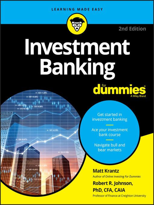 Title details for Investment Banking For Dummies by Matthew Krantz - Available